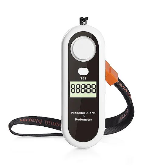 Meinoe130dB Alarme personnelle avec podomètre portable pour course de nuit