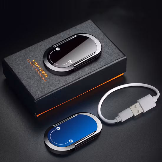 Briquets à arc pour téléphone, briquets rechargeables USB, briquets à bâton de téléphone